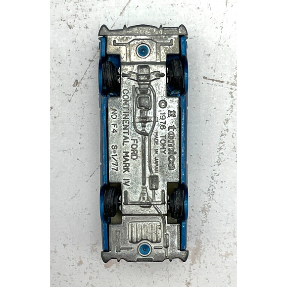 Vintage Tomica 1976 Ford Continental Mark IV Diecast Model Car Vehicle Toy - Picture 7 of 10